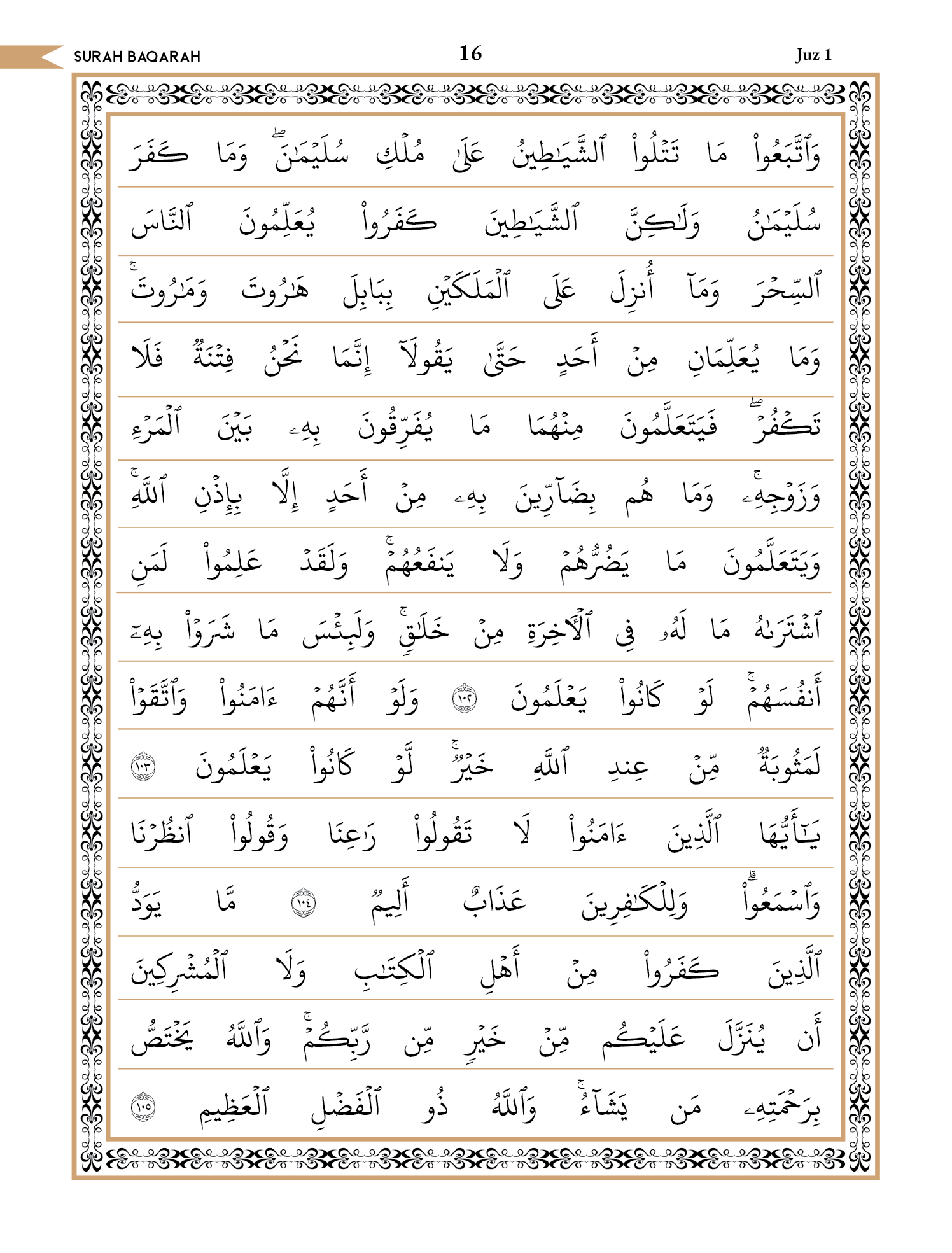 Quran Page 16